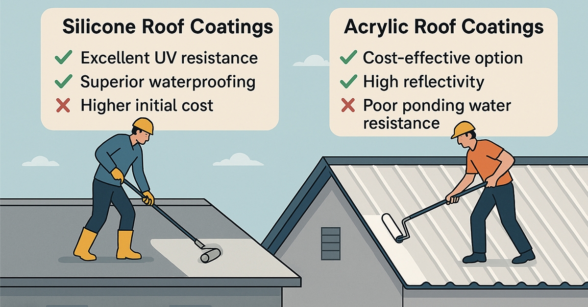 Pros and cons of silicone roof coatings